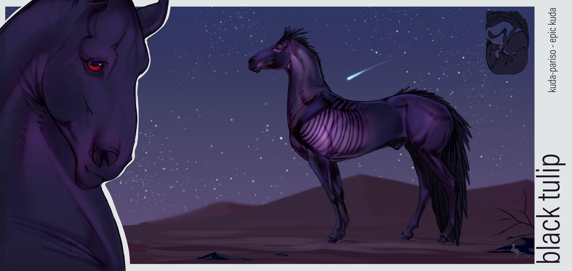 Reference sheet of your character.