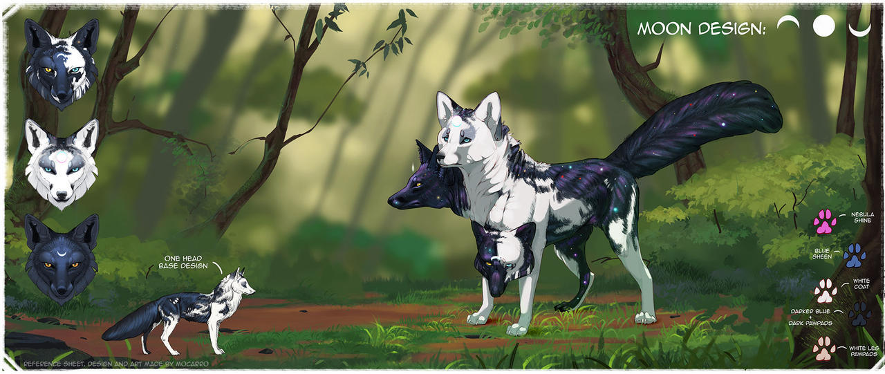 Reference sheet of your character.