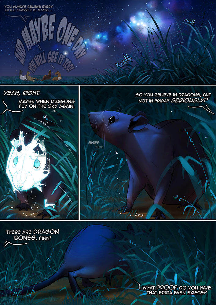 Page of my comic StarWaves