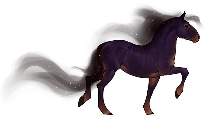 Frida chibi Piebald leopard card